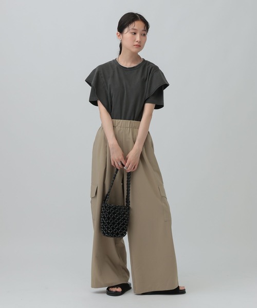 LEPSIM(レプシィム)の「イージーカーゴパンツ 523881(カーゴパンツ・レディース・ブラック/ネイビー/グレイッシュベージュ・FREE)」の20枚目の写真