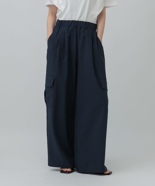 LEPSIM(レプシィム)の「イージーカーゴパンツ 523881(カーゴパンツ・レディース・ブラック/ネイビー/グレイッシュベージュ・FREE)」の18枚目の写真