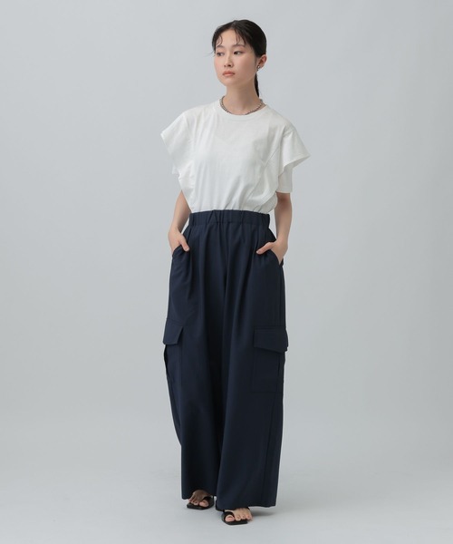 LEPSIM(レプシィム)の「イージーカーゴパンツ 523881(カーゴパンツ・レディース・ブラック/ネイビー/グレイッシュベージュ・FREE)」の15枚目の写真