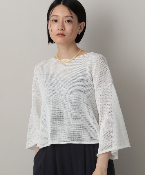 最終値下げ！ババールカドー長袖ニットセーター 小さいサイズ]ホールガーメント(R)ドルマンスリーブニット（長袖