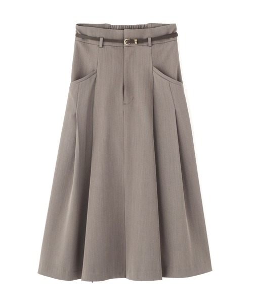 JILL by JILL STUART（ジルバイジルスチュアート）の「◇ベルト付タックフレアスカート（スカート・レディース・グレー/ブラウン/ピンク・SMALL/MEDIUM）」の10枚目の写真