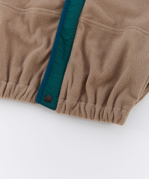 Ocean&Ground（オーシャン&グラウンド）の「ﾐﾘﾀﾘｰﾌﾘｰｽﾜｲﾄﾞZIP（ブルゾン・キッズ・オリーブ/オフホワイト/チャコール・140/130/120/110/100/90）」の17枚目の写真