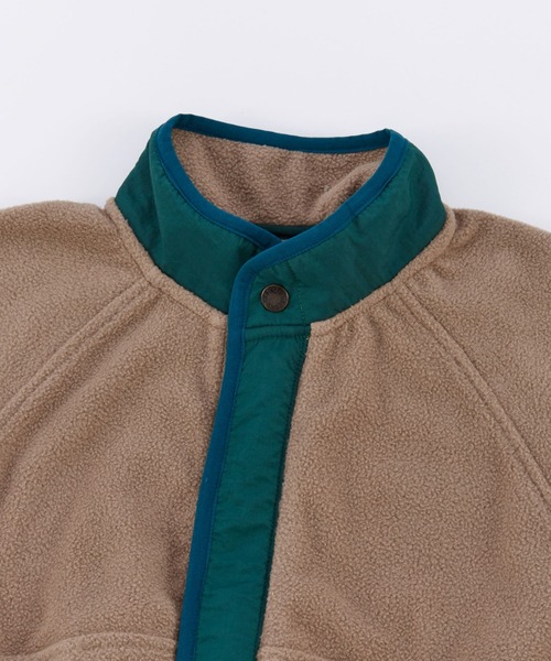 Ocean&Ground（オーシャン&グラウンド）の「ﾐﾘﾀﾘｰﾌﾘｰｽﾜｲﾄﾞZIP（ブルゾン・キッズ・オリーブ/オフホワイト/チャコール・140/130/120/110/100/90）」の20枚目の写真