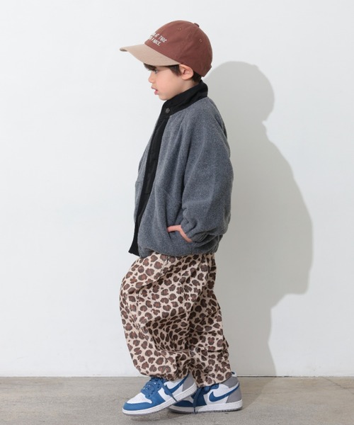 Ocean&Ground（オーシャン&グラウンド）の「ﾐﾘﾀﾘｰﾌﾘｰｽﾜｲﾄﾞZIP（ブルゾン・キッズ・オリーブ/オフホワイト/チャコール・140/130/120/110/100/90）」の8枚目の写真