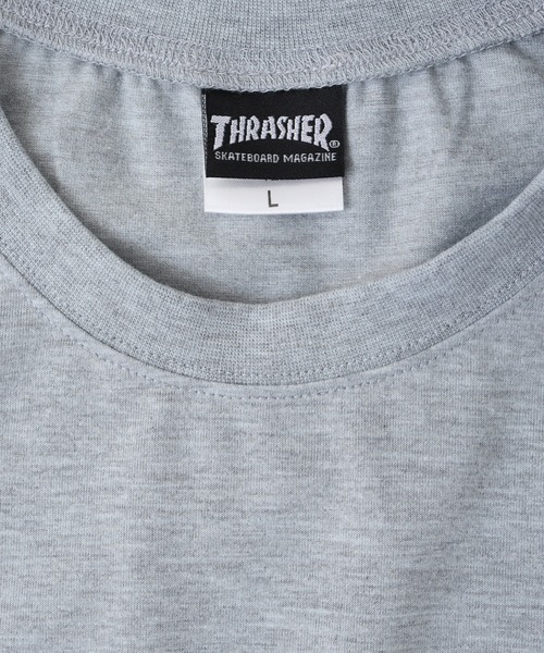 THRASHER（スラッシャー）の「THRASHER スラッシャー 2P プレーン 無地 クルーネック 半袖TEEシャツ（Tシャツ/カットソー・メンズ・グレー/ブラック/ホワイト・M/L/XL）」の11枚目の写真