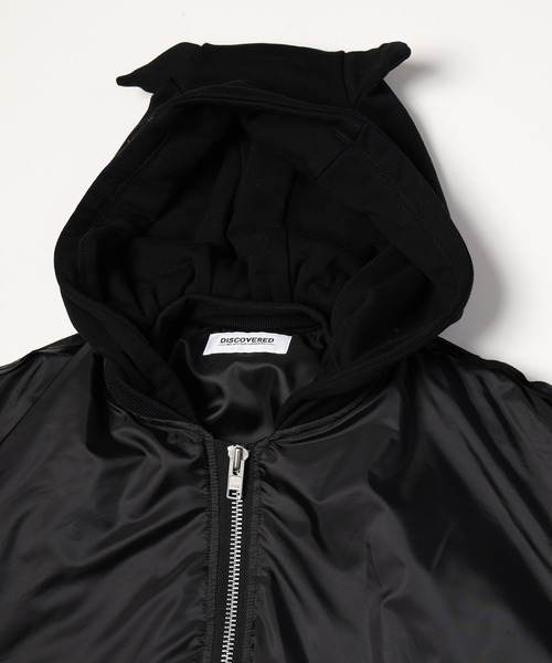 DISCOVERED(ディスカバード)の「DEVIL'S HOODIE MA-1(MA-1・メンズ・ブラック/カーキ・1/3)」の20枚目の写真