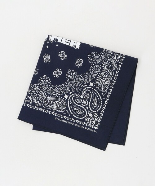 別注】＜Hav-A-Hank＞ロゴ ペーズリー バンダナ（ハンカチ/ハンド
