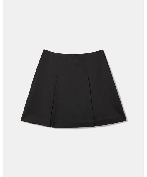 kate spade new york(ケイトスペード ニューヨーク)の「ボックス プリーツ ミニ スカート(スカート・レディース・ブラック・4/0/2)」の4枚目の写真