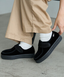 Alberola/アルベローラ ベロア ベロクロモックシューズ