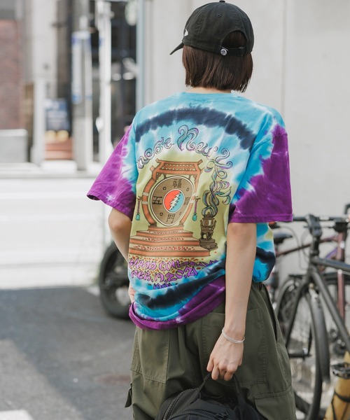 Grateful Dead(グレイトフルデッド)の「Grateful Dead プリント半袖Tシャツ(Tシャツ/カットソー・メンズ・ブルー/パープル・M/L/XL)」の7枚目の写真