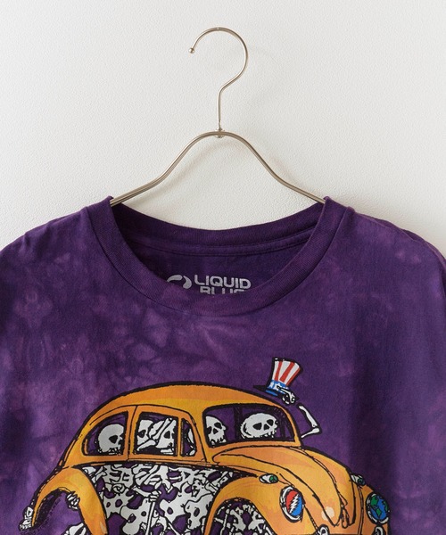 Grateful Dead(グレイトフルデッド)の「Grateful Dead プリント半袖Tシャツ(Tシャツ/カットソー・メンズ・ブルー/パープル・M/L/XL)」の18枚目の写真