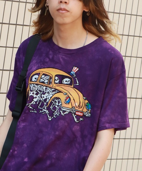 Grateful Dead(グレイトフルデッド)の「Grateful Dead プリント半袖Tシャツ(Tシャツ/カットソー・メンズ・ブルー/パープル・M/L/XL)」の14枚目の写真