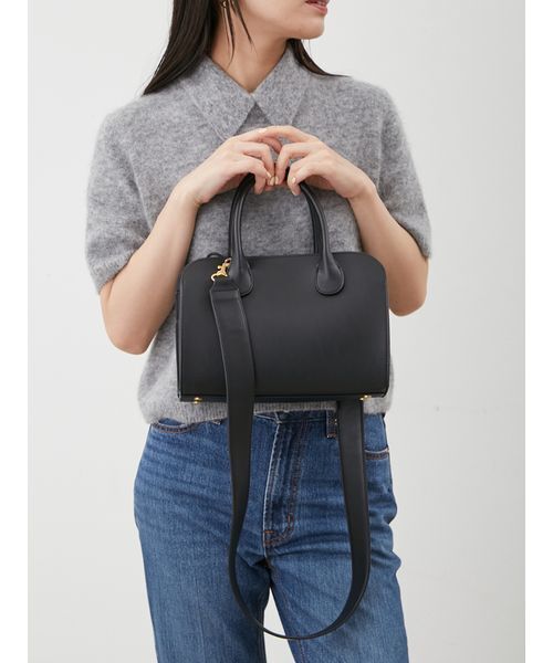 巾着付きボストンショルダーバッグ（ショルダーバッグ）｜Mila