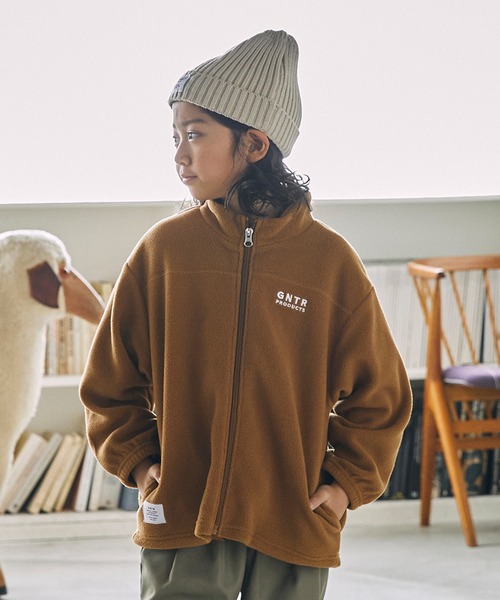 GENERATOR（ジェネレーター）の「ジェネレーター フリーススタンドカラーJK（その他アウター・キッズ・ブラック/トップグレー/キャメル・XL/L/M）」の3枚目の写真