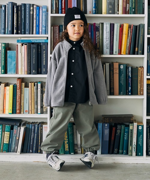 GENERATOR（ジェネレーター）の「ジェネレーター フリーススタンドカラーJK（その他アウター・キッズ・ブラック/トップグレー/キャメル・XL/L/M）」の5枚目の写真