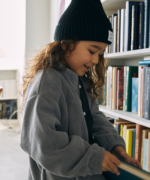 GENERATOR（ジェネレーター）の「ジェネレーター フリーススタンドカラーJK（その他アウター・キッズ・ブラック/トップグレー/キャメル・XL/L/M）」の7枚目の写真