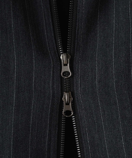 CASPER JOHN（キャスパージョン）の「Layered blouson / レイヤードブルゾン（ライダースジャケット・メンズ・ブラック/ブラック系その他・LARGE/MEDIUM/SMALL/X-SMALL）」の15枚目の写真