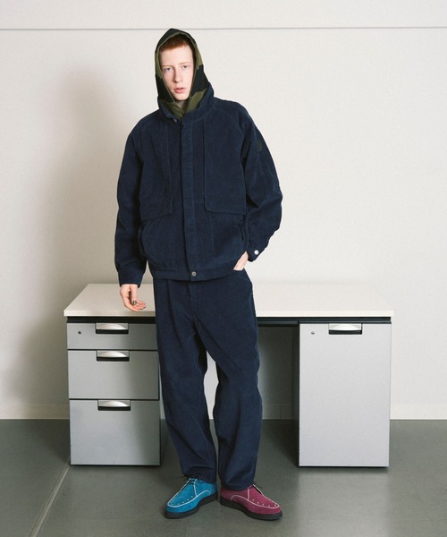 PHINGERIN(フィンガリン)の「BORDER PATCH HOODIE(パーカー・メンズ・グリーン系その他/ブラック系その他・LARGE)」の3枚目の写真