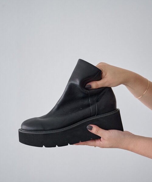 レザーミドルブーツ（ブーツ）｜BEARDSLEY（ビアズリー）の