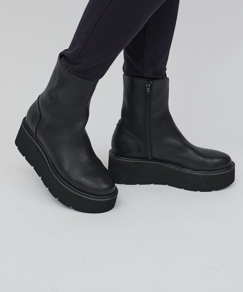 レザーミドルブーツ（ブーツ）｜BEARDSLEY（ビアズリー）の