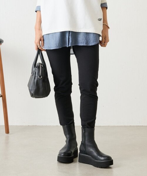 BEARDSLEY（ビアズリー）の「レザーミドルブーツ（ブーツ・レディース・ブラック・35/36/37/38/39/40）」の16枚目の写真