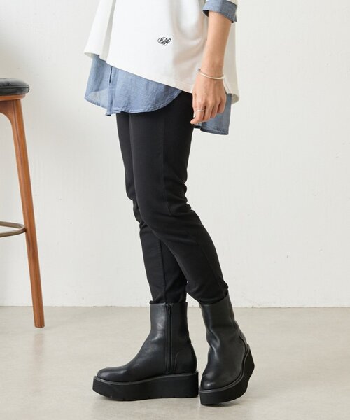 レザーミドルブーツ（ブーツ）｜BEARDSLEY（ビアズリー）の