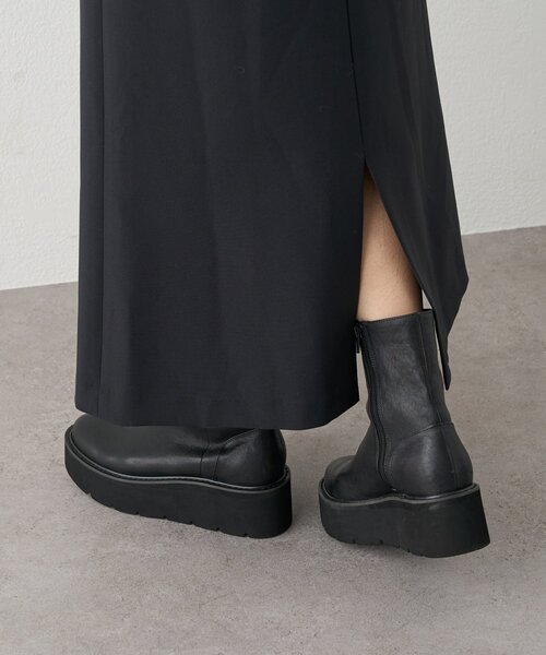 BEARDSLEY（ビアズリー）の「レザーミドルブーツ（ブーツ）」 - WEAR