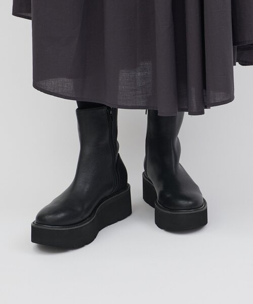 レザーミドルブーツ（ブーツ）｜BEARDSLEY（ビアズリー）の