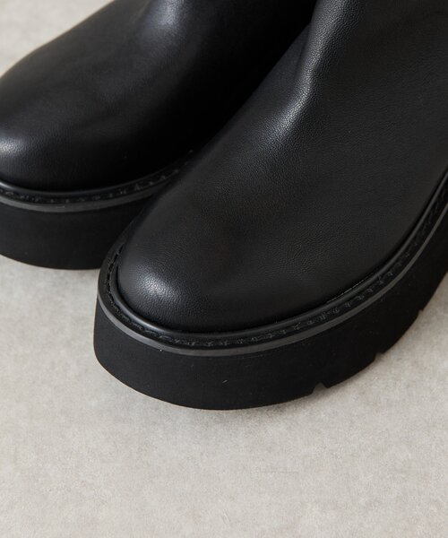 レザーミドルブーツ（ブーツ）｜BEARDSLEY（ビアズリー）の