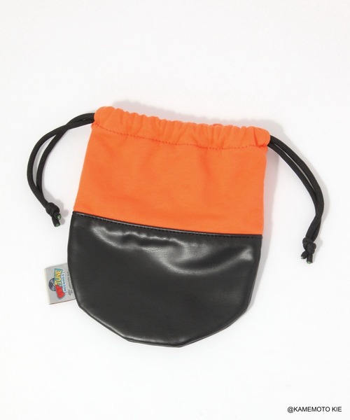 巾着ポーチ niko and… ポーチ 「BOP TUNE RECORDS」巾着ポーチ レディース