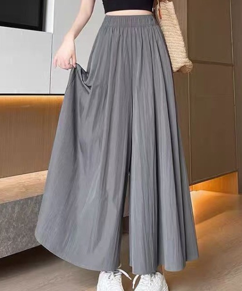 cammie(キャミー)の「イージーワイドパンツ(その他パンツ・レディース・アイボリー/ブラック/グレー・MEDIUM/LARGE)」の3枚目の写真