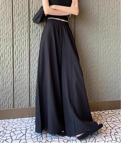 cammie(キャミー)の「イージーワイドパンツ(その他パンツ・レディース・アイボリー/ブラック/グレー・MEDIUM/LARGE)」の11枚目の写真