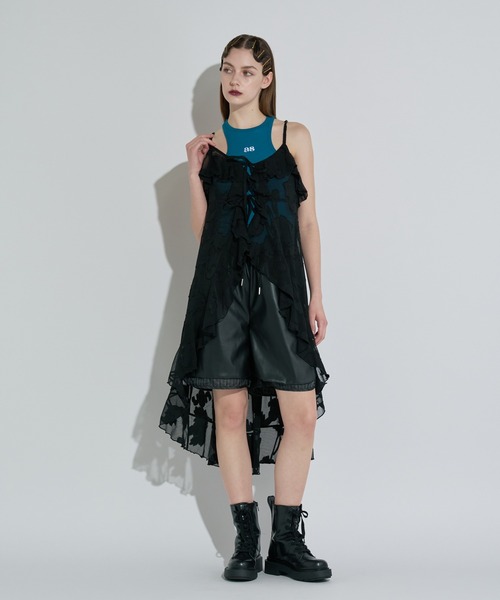 anna sui nyc(アナ スイ エヌ ワイ シー)の「レザーハーフパンツ(その他パンツ・レディース・ブラック/ホワイト・FREE)」の21枚目の写真