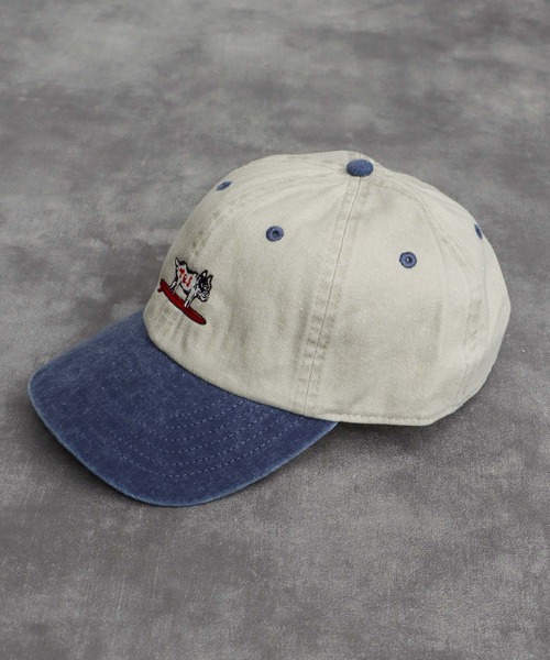 The Endless Summer（エンドレスサマー）の「TES HUNTINGTON PIGMENT VINTAGE CAP / キャップ（キャップ・メンズ・ライトグレー/A/ベージュ/ネイビー/C/ブラック/ダークグリーン/B・FREE）」の8枚目の写真