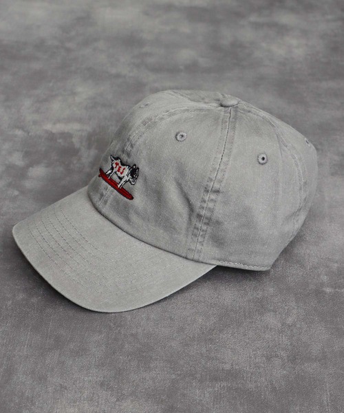 The Endless Summer（エンドレスサマー）の「TES HUNTINGTON PIGMENT VINTAGE CAP / キャップ（キャップ・メンズ・ライトグレー/A/ベージュ/ネイビー/C/ブラック/ダークグリーン/B・FREE）」の3枚目の写真