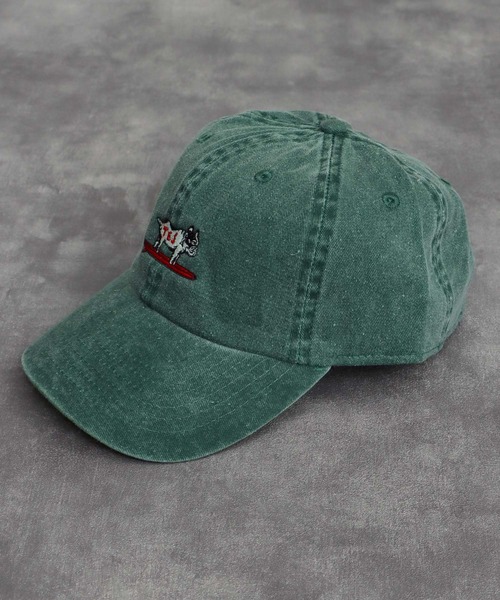 The Endless Summer（エンドレスサマー）の「TES HUNTINGTON PIGMENT VINTAGE CAP / キャップ（キャップ・メンズ・ライトグレー/A/ベージュ/ネイビー/C/ブラック/ダークグリーン/B・FREE）」の5枚目の写真