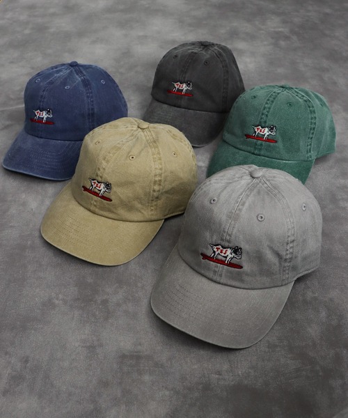 The Endless Summer（エンドレスサマー）の「TES HUNTINGTON PIGMENT VINTAGE CAP / キャップ（キャップ・メンズ・ライトグレー/A/ベージュ/ネイビー/C/ブラック/ダークグリーン/B・FREE）」の9枚目の写真