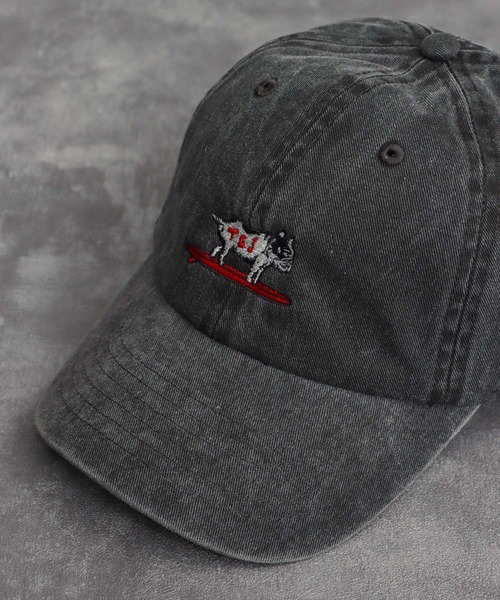 The Endless Summer（エンドレスサマー）の「TES HUNTINGTON PIGMENT VINTAGE CAP / キャップ（キャップ・メンズ・ライトグレー/A/ベージュ/ネイビー/C/ブラック/ダークグリーン/B・FREE）」の13枚目の写真