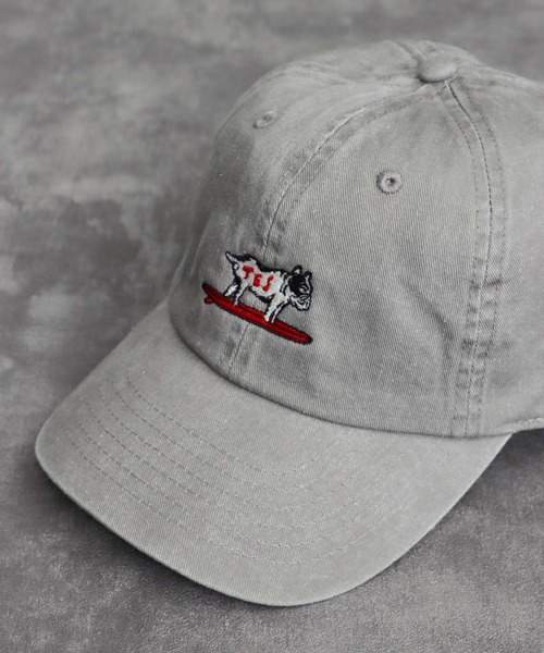 The Endless Summer（エンドレスサマー）の「TES HUNTINGTON PIGMENT VINTAGE CAP / キャップ（キャップ・メンズ・ライトグレー/A/ベージュ/ネイビー/C/ブラック/ダークグリーン/B・FREE）」の15枚目の写真