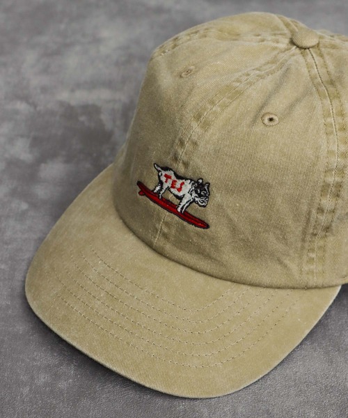 The Endless Summer（エンドレスサマー）の「TES HUNTINGTON PIGMENT VINTAGE CAP / キャップ（キャップ・メンズ・ライトグレー/A/ベージュ/ネイビー/C/ブラック/ダークグリーン/B・FREE）」の17枚目の写真