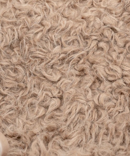 Short ribbon fur vest/ショートリボンファーベスト（ベスト