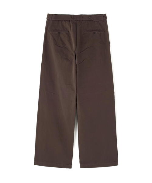 Toironier（トワロニエ）の「Toironier/トワロニエ/Belted Trousers（チノパンツ・メンズ・チャコールグレー/ブラウン・1/3/2）」の3枚目の写真
