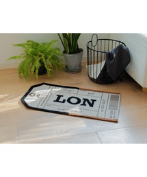 BRID（ブリッド）の「ブリッド バゲッジ タグ ラグ / BRID BAGGAGE TAG RUG（ラグ/マット）」