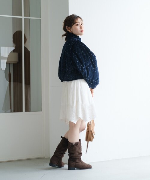 セール】【袖取り外し可】コーデュロイ中綿ショートジャケット（ダウン