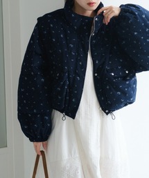 Kastane | 【袖取り外し可】コーデュロイ中綿ショートジャケット(ダウンジャケット/コート)