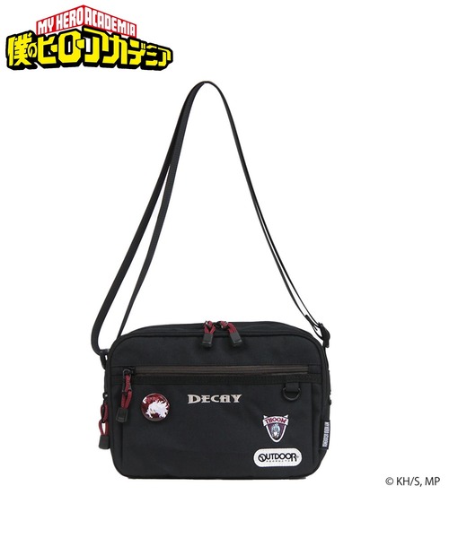 OUTDOOR PRODUCTS(アウトドアプロダクツ)の「【僕のヒーローアカデミア×OUTDOOR PRODUCTS】 缶バッチ付き横型ショルダー(ショルダーバッグ・レディース・スカイブルー/グレー/ターコイズブルー/オレンジ・FREE)」の2枚目の写真
