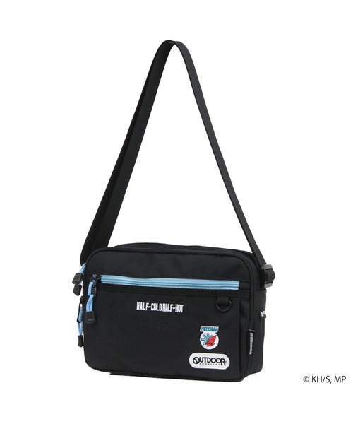 OUTDOOR PRODUCTS(アウトドアプロダクツ)の「【僕のヒーローアカデミア×OUTDOOR PRODUCTS】 缶バッチ付き横型ショルダー(ショルダーバッグ・レディース・スカイブルー/グレー/ターコイズブルー/オレンジ・FREE)」の6枚目の写真