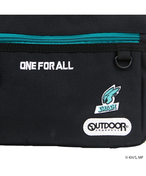 OUTDOOR PRODUCTS(アウトドアプロダクツ)の「【僕のヒーローアカデミア×OUTDOOR PRODUCTS】 缶バッチ付き横型ショルダー(ショルダーバッグ・レディース・スカイブルー/グレー/ターコイズブルー/オレンジ・FREE)」の16枚目の写真