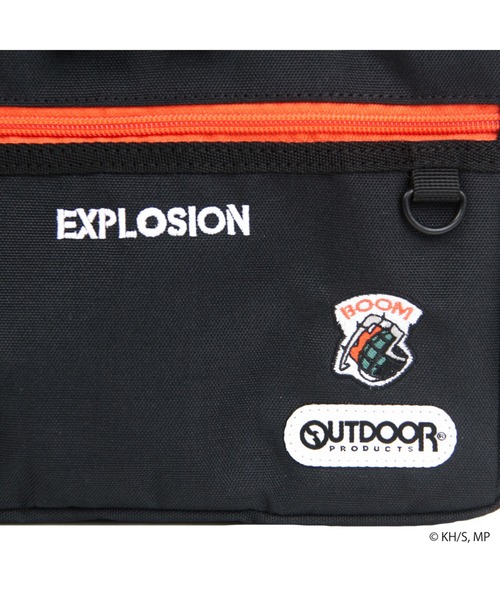 OUTDOOR PRODUCTS(アウトドアプロダクツ)の「【僕のヒーローアカデミア×OUTDOOR PRODUCTS】 缶バッチ付き横型ショルダー(ショルダーバッグ・レディース・スカイブルー/グレー/ターコイズブルー/オレンジ・FREE)」の17枚目の写真
