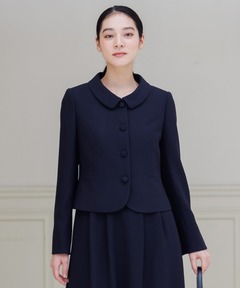 【お受験・セレモニー】（単品）ショールカラージャケット/ワンピース別売り有（品番0601111・0601110）セットアップ可